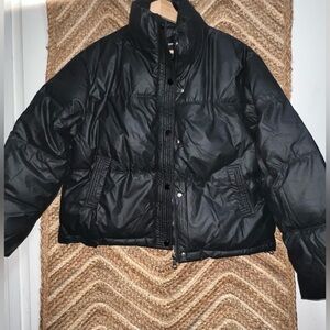 Express Black Puffer Jacket